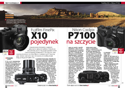 Fujifilm FinePix X10 vs. Nikon Coolpix P7100 - pojedynek na szczycie