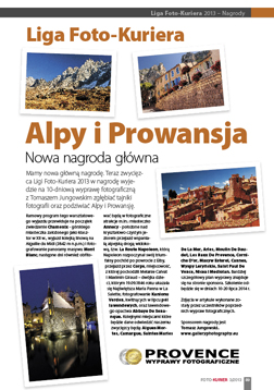 Alpy i Prowansja - nowa nagroda gówna