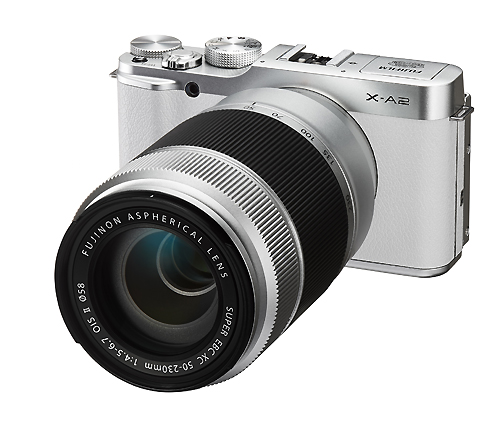 Fujifilm X-A2 Srebrny - obiektyw Foto-Kurier