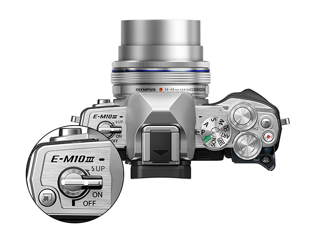 OM-D EM10 Mark III top