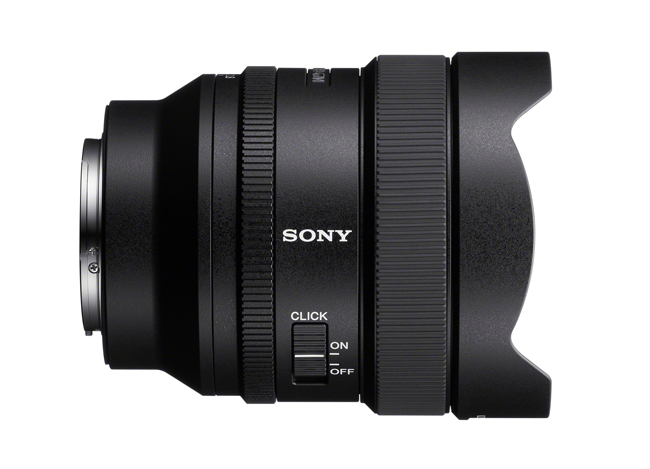 Sony FE 14 mm f/1,8 mm click