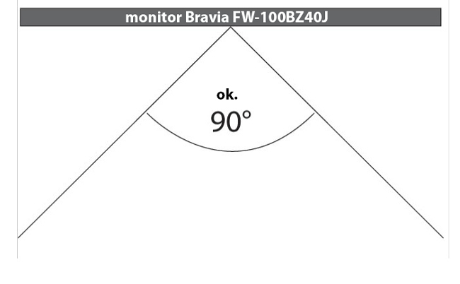 EKRAN BRAVIA FW-100BZ40J