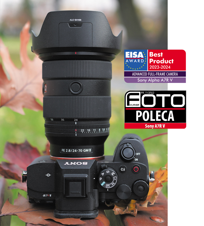 SONY A7R V Poleca i EISA