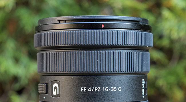 Sony FE 16-35 mm f/4 G PZ Piercienie