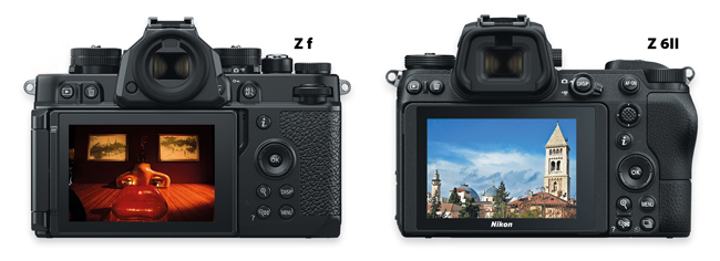 Nikon Z f vs Nikon Z 6 II