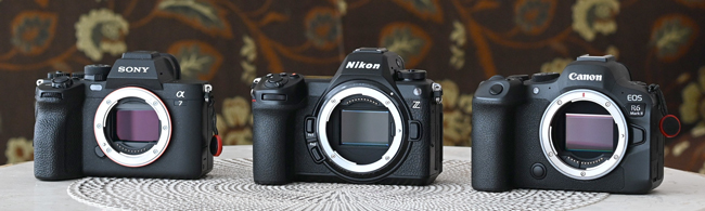 Nikon z 6 III - Canon EOS R6 Mark II - Sony A7 IV