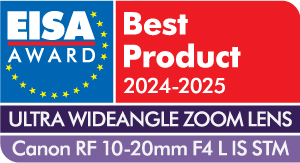 Canon RF 10-20 mm EISA AWARDS 2024-2025