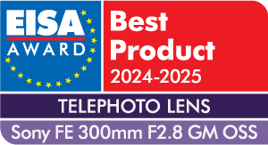 Sony 300 mm EISA AWARDS 2024-2025