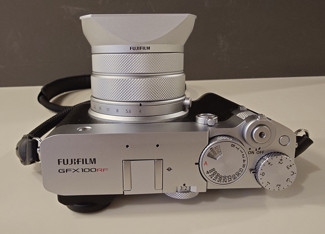 Fujifilm GFX 100RF top