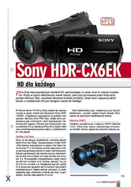 Sony HDR-CX6FK